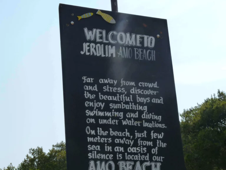 Welcome to Jerolim! Worth the water taxi ride