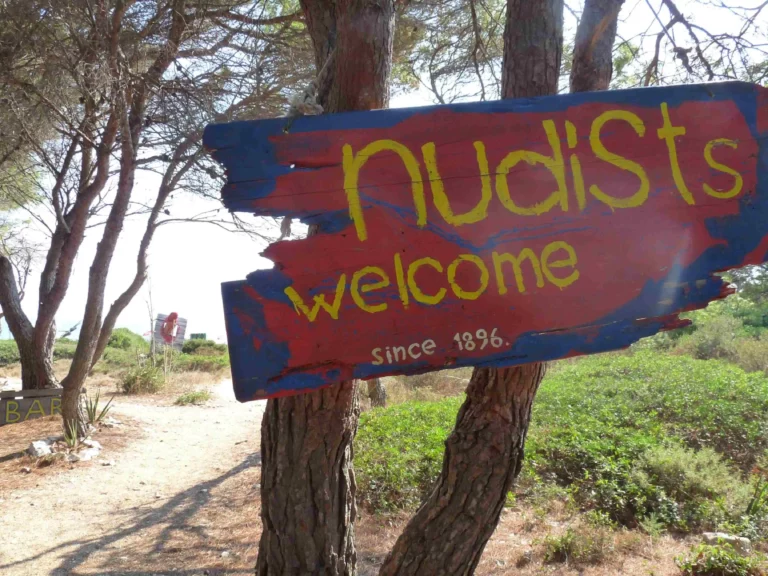 Thankfully it is still a well frequented nude beach!