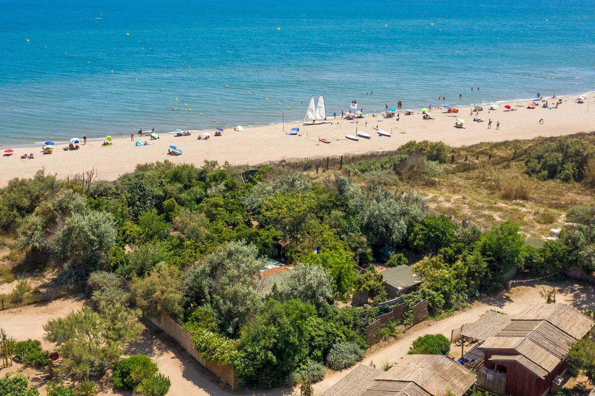 Sérignan Plage, France ‣ Nude Beach Map