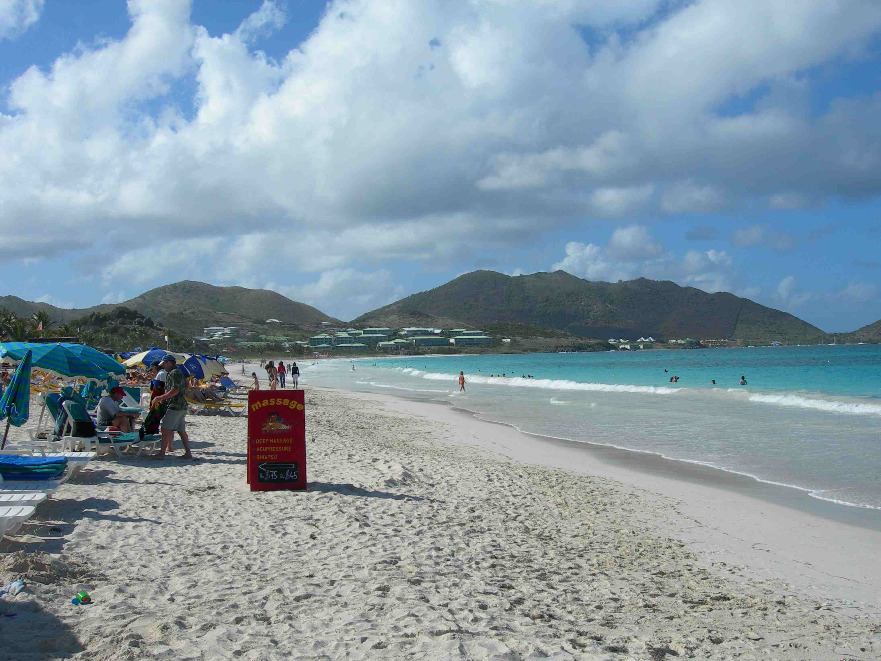 Orient Beach, Saint Martin ‣ Nude Beach Map