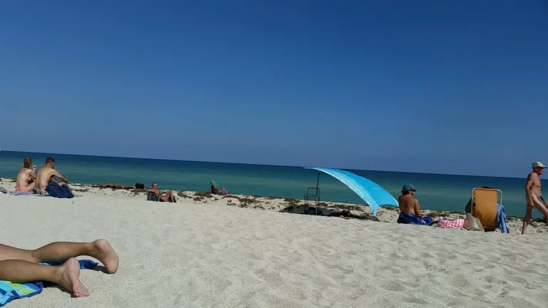 Haulover Nude Beach is normally the least busiest beach in Miami