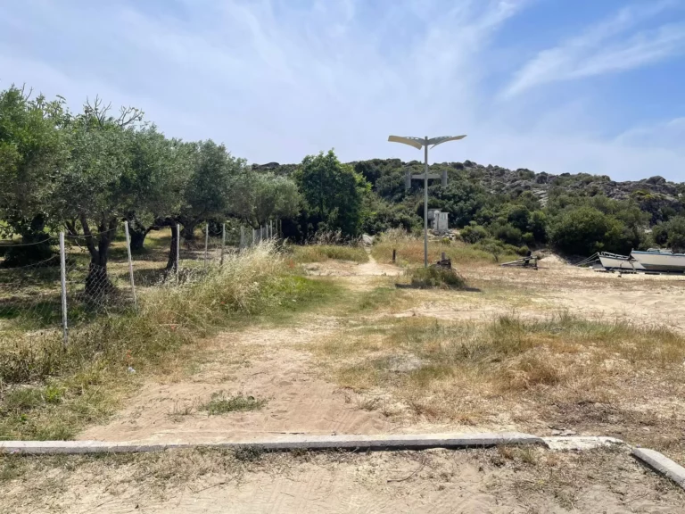 Start of the trail to Kalamitsi Nude Beach