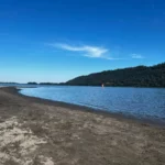 View looking towards the start of Rooster Rock Nude Beach