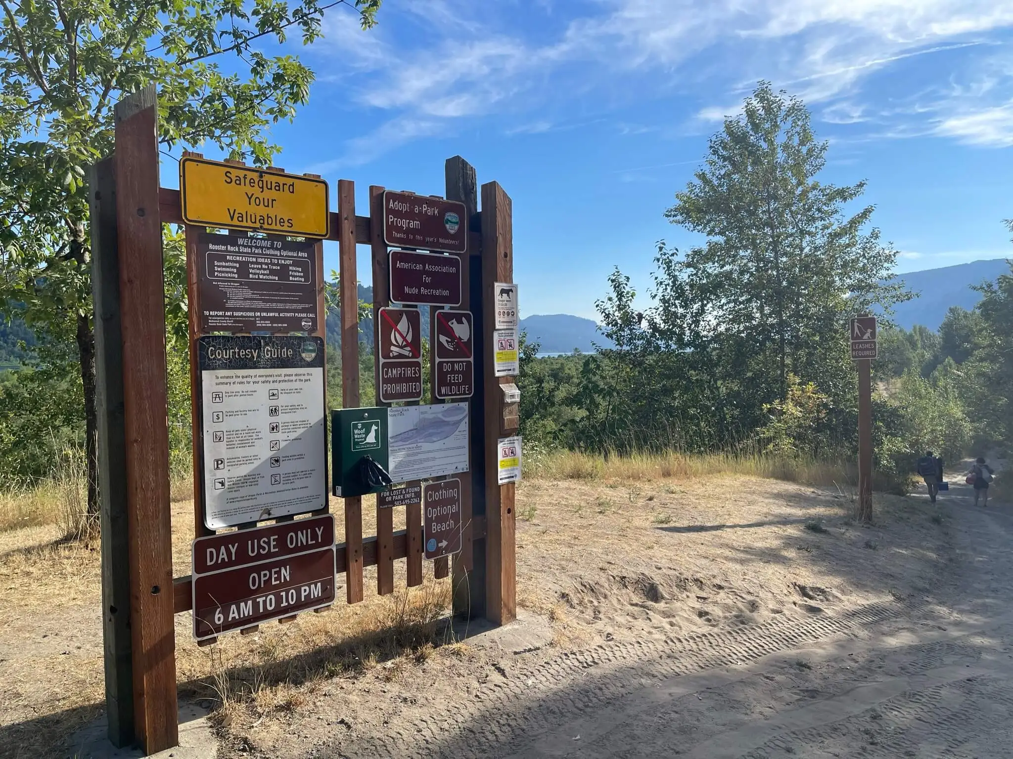 Rooster Rock Nude Beach, Oregon ‣ Nude Beach Map