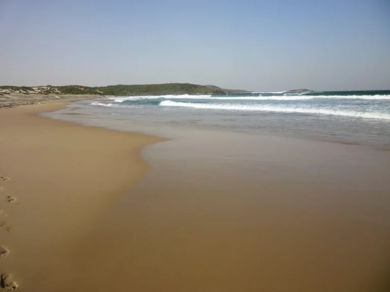 The surf at Samurai Nude Beach can be amazing