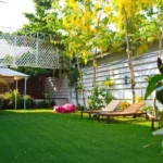 Plenty of outdoor space at Barefeet Naturist Resort Bangkok