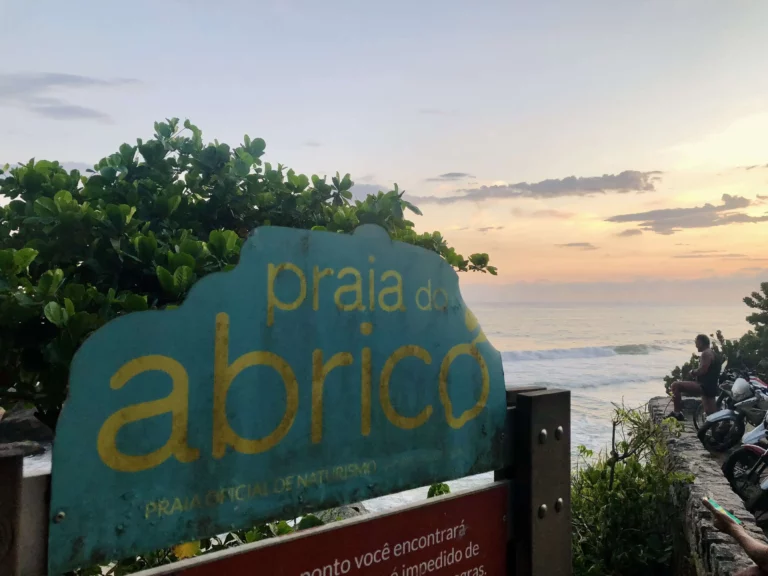 Brazil's most well known nude beach - Praia do Abricó