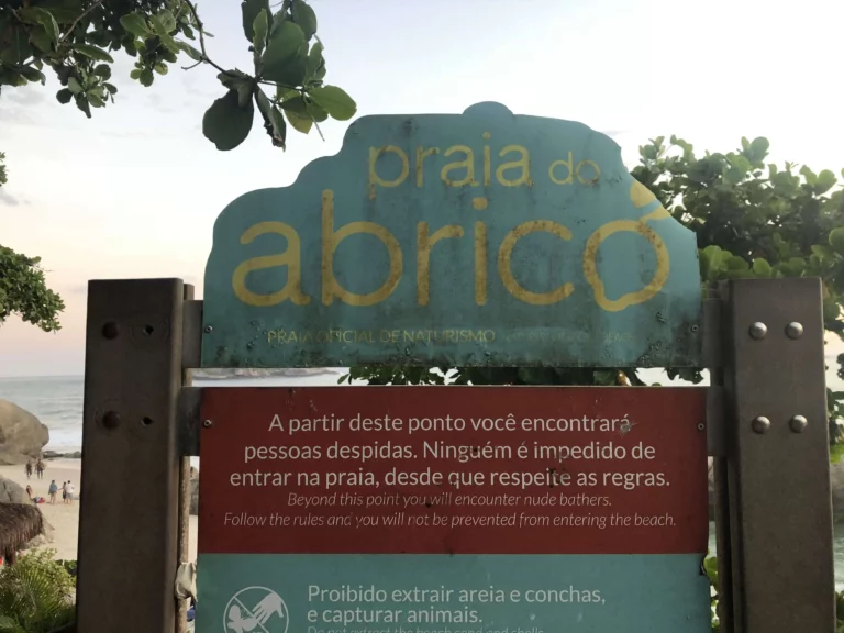 Sign says it at all - Praia do Abricó