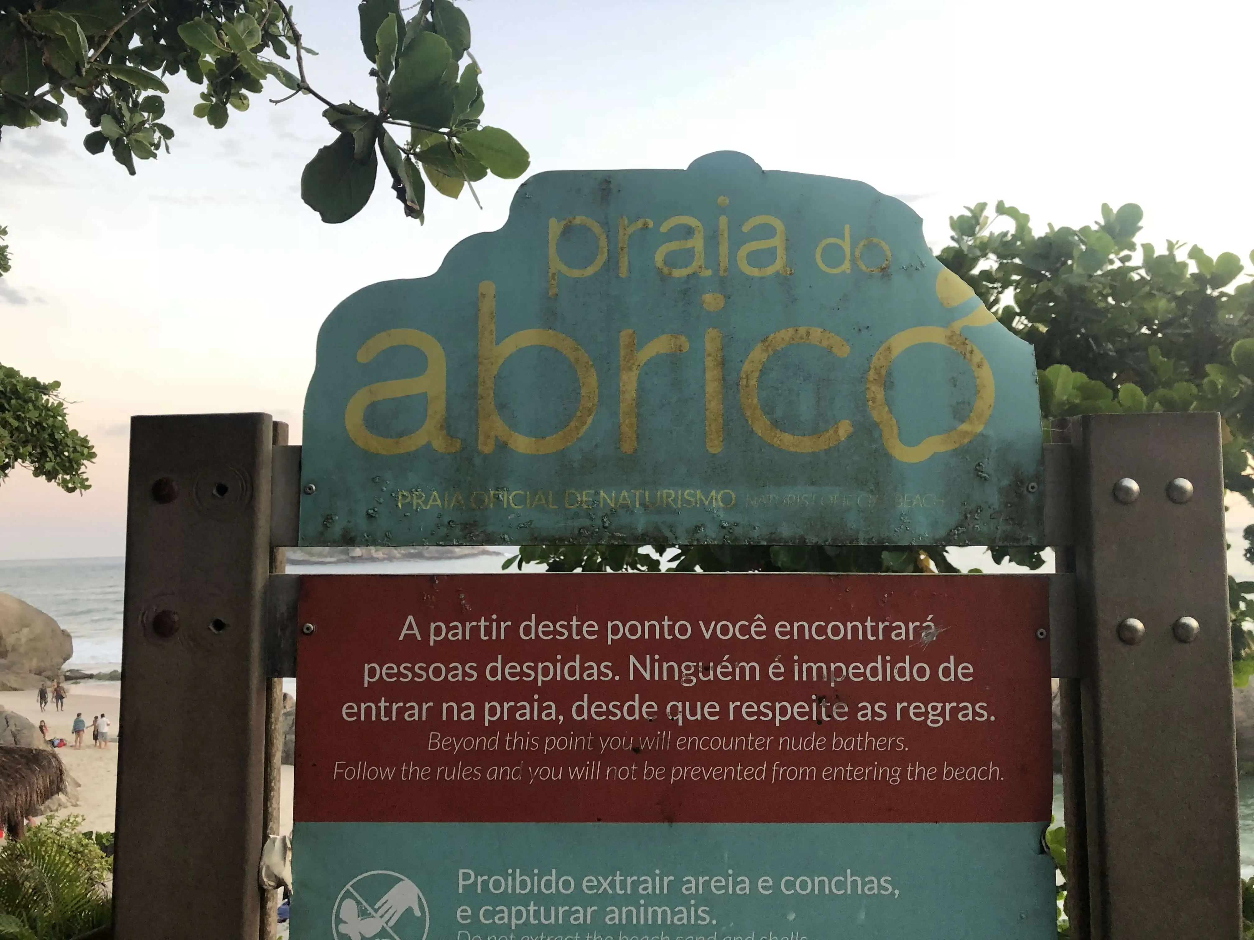 Praia do Abricó, Brazil ‣ Nude Beach Map