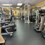 Expansive new gym area at Cypress Cove Nudist Resort