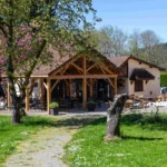 There is a full restaurant and bar at Domaine de la Gagere