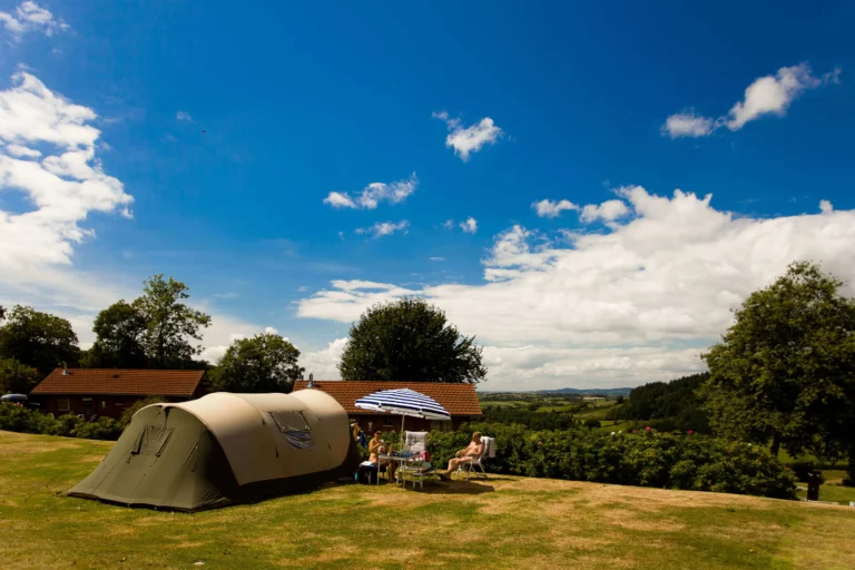 Camping pitches have great views also!