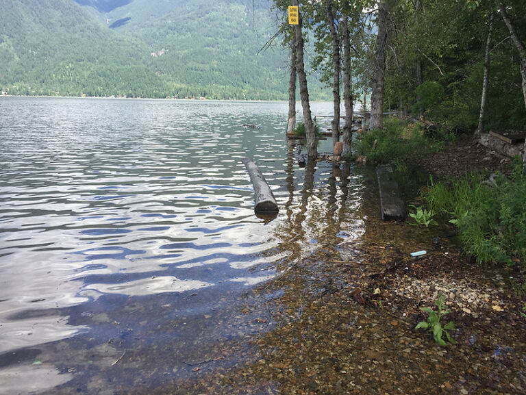 Much higher water levels in mid summer