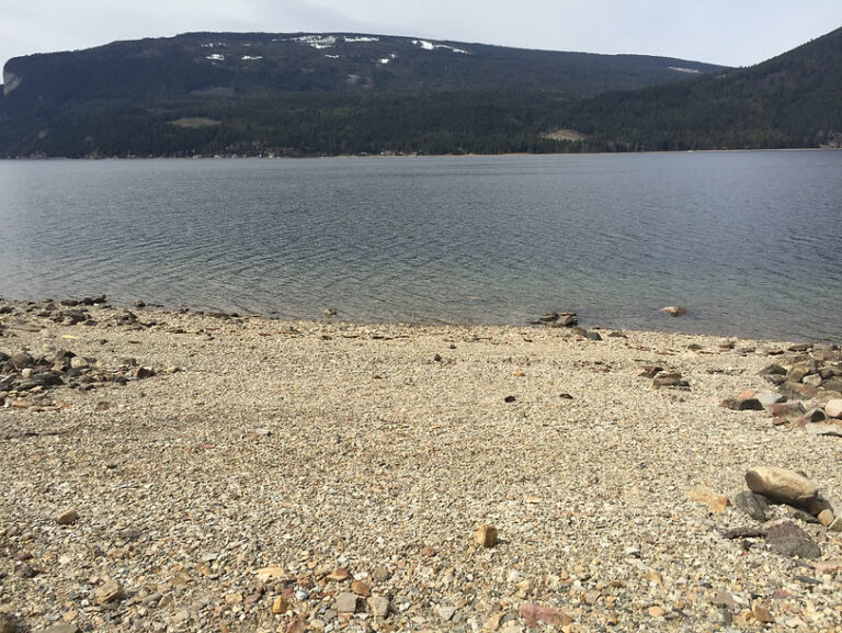 Nipple Point Beach with low water levels