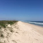 Playalinda Beach is a long stretch of sand!