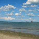 The beach is generally clean but can get a little grungy after heavy rains