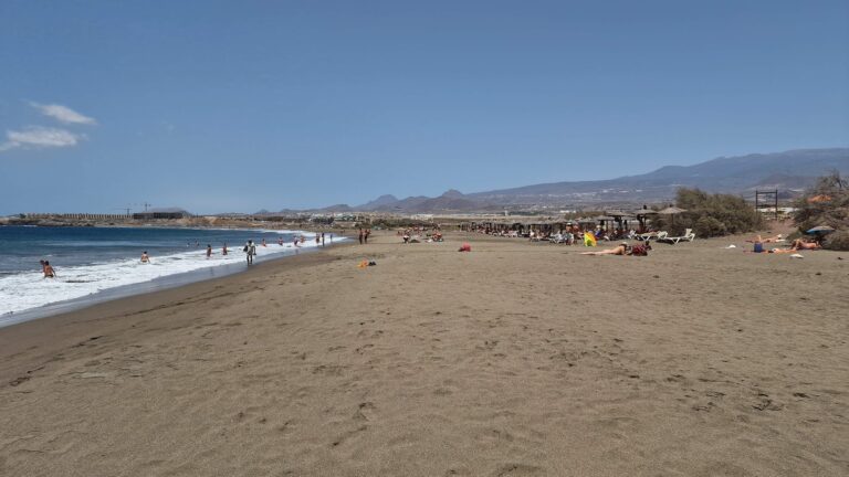 Lots of room to move on the sand at Playa de la Tejita