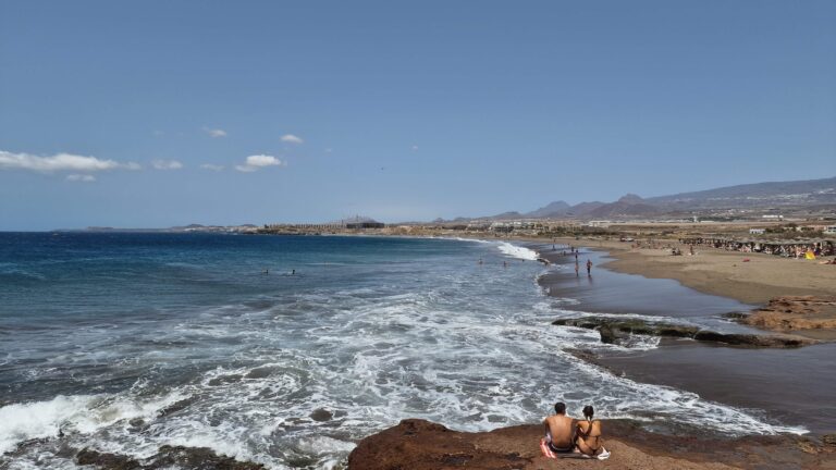 Full view of Playa de la Tejita