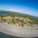 3km long sandy beach at FKK Ada Bojana Nudist Resort