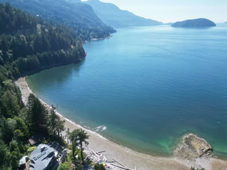 Stunning views of Howe Sound at Brunswick Beach