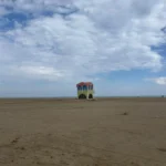 The lone building on Plage Naturiste Des Montilles