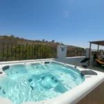 Hot tub on the deck