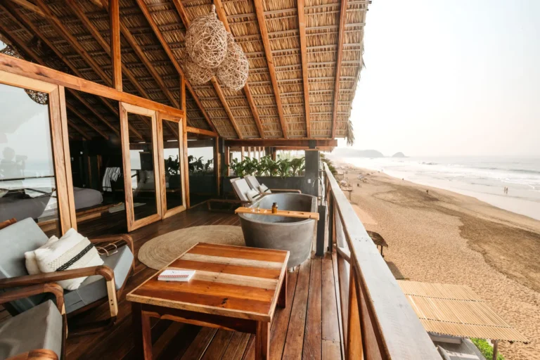 Beachfront rooms are spectacular