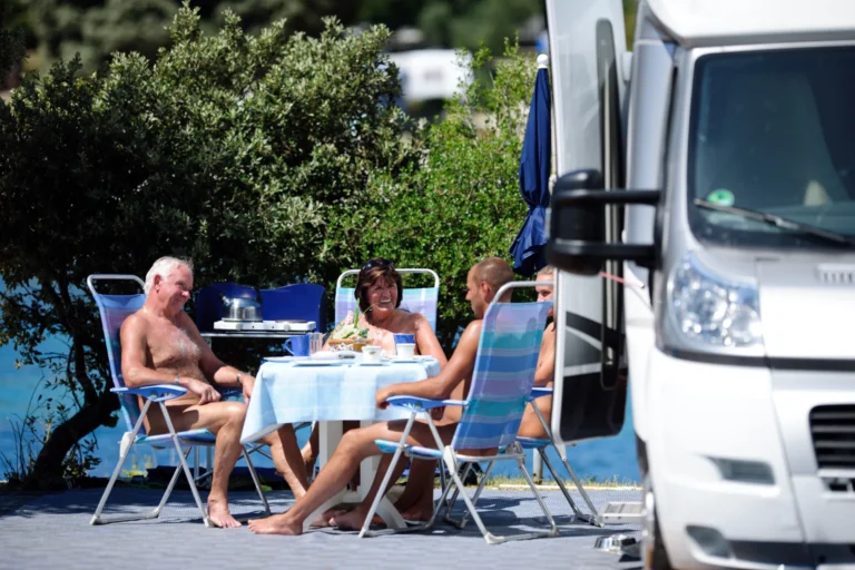 Plenty of rooming for vans at Koversada Apartments Naturist Park